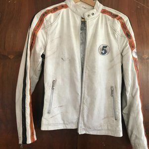 Wilsons Leather Maxima Vintage-Style Biker Jacket